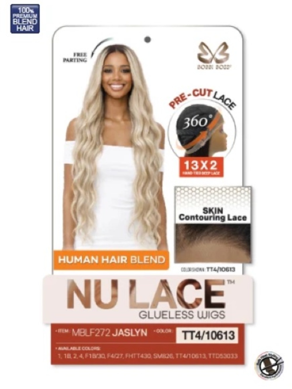 Nu Lace Jaslyn Human Hair Blend Lace Wig - Blonde (TT4/10613)